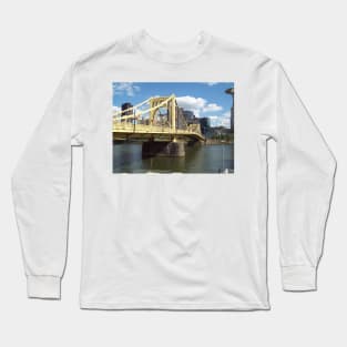 Roberto Clemente Bridge Pittsburgh Pa Long Sleeve T-Shirt